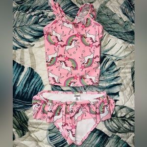 Girls Size 2T Unicorn Bikini